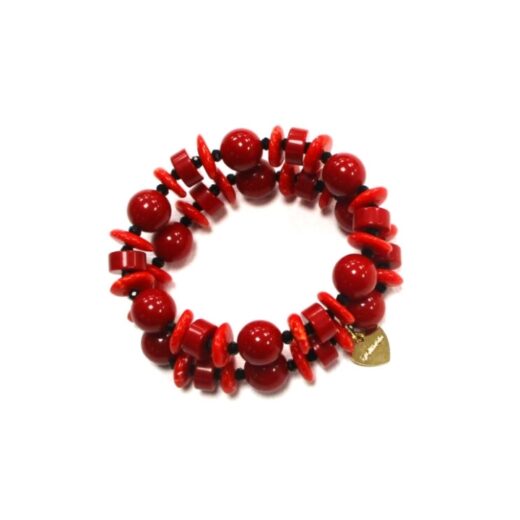 DOLMAN BIJOUX BRACCIALE ROSSO